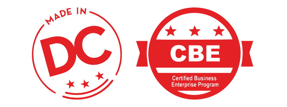made in dc and certified business enterprise logos